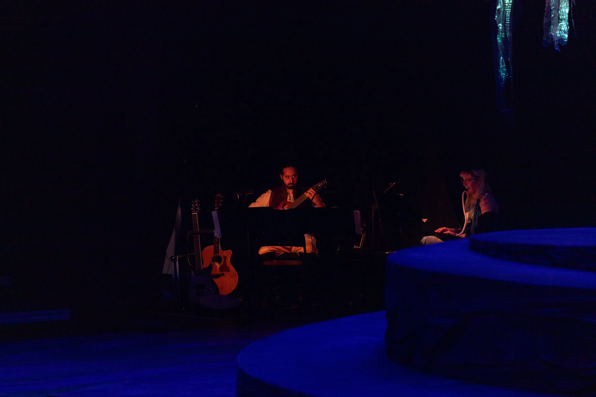 Justin and I in the "pit"