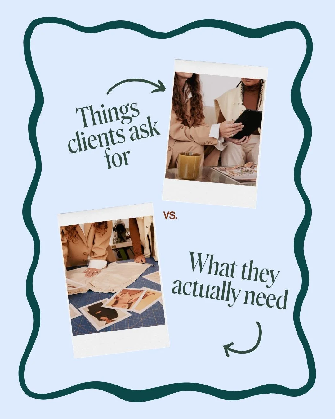 We&rsquo;ve heard it all.

And to be honest, most of the time what founders ask for is not actually what they need.

More colors.
A trendier look.
A quick logo.
A website refresh.

What actually moves the needle?

Clear positioning.
Intentional visua