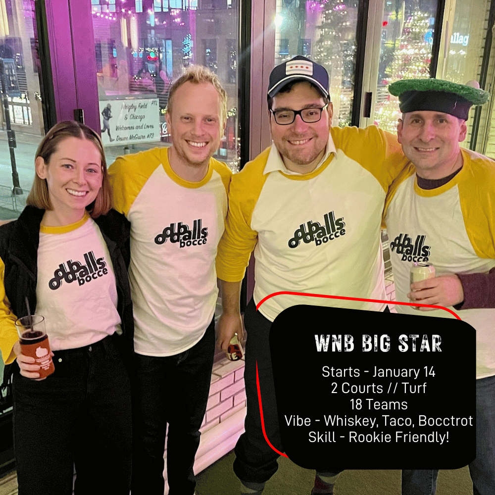 Wednesdays | January 14 - February 18 | Big Star | Wrigleyville