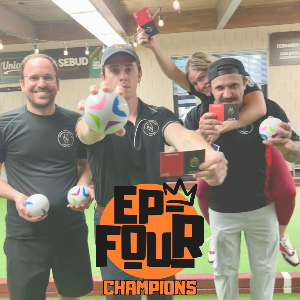 EP4s Tournament ‘24 TOC Champions - Rob Schroeder, Dustin Holsinger, Brigid Reidy, Milan Tomic