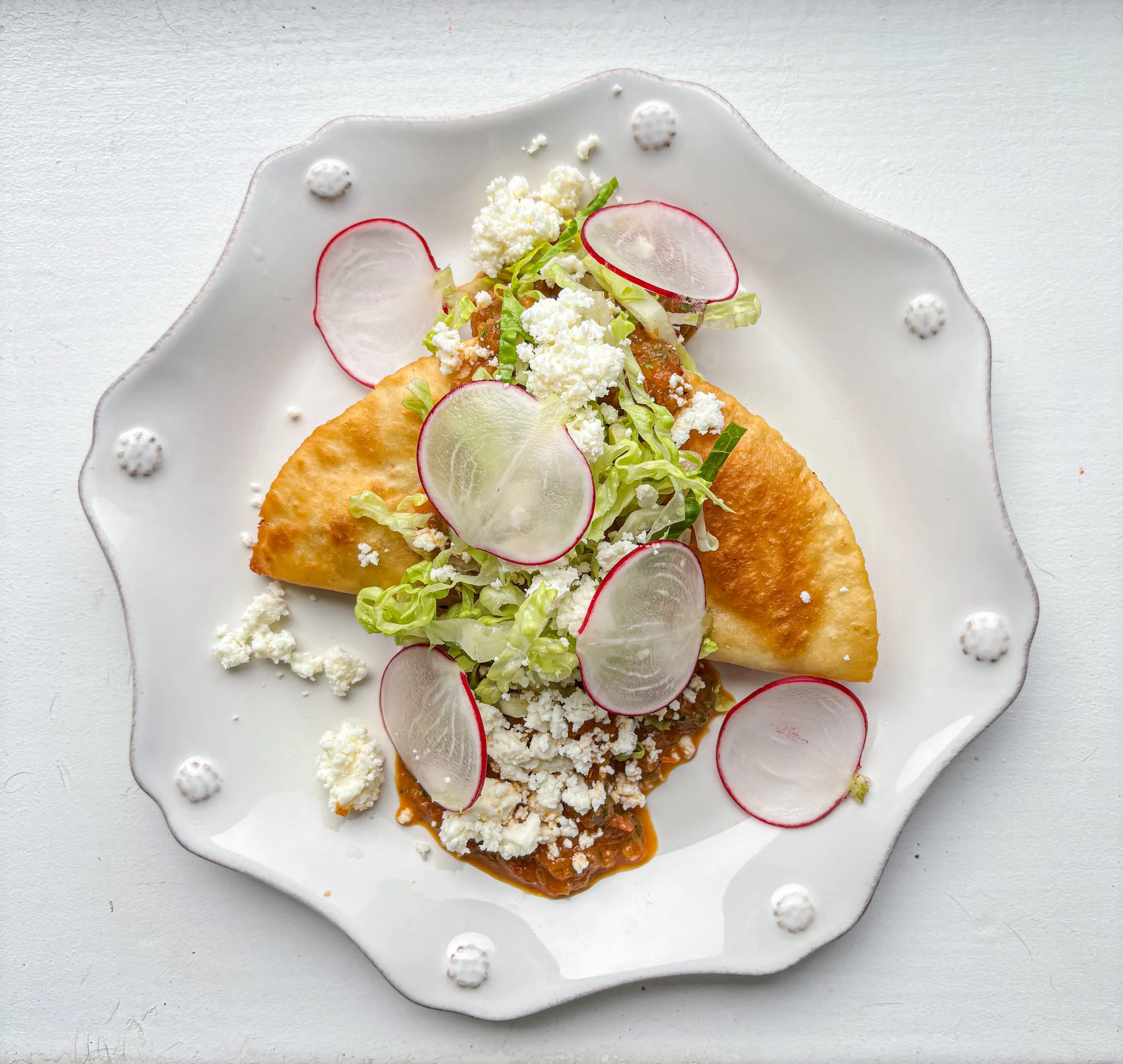 Chicken tacos dorado with salsa roja - Greenwich Private Chef 