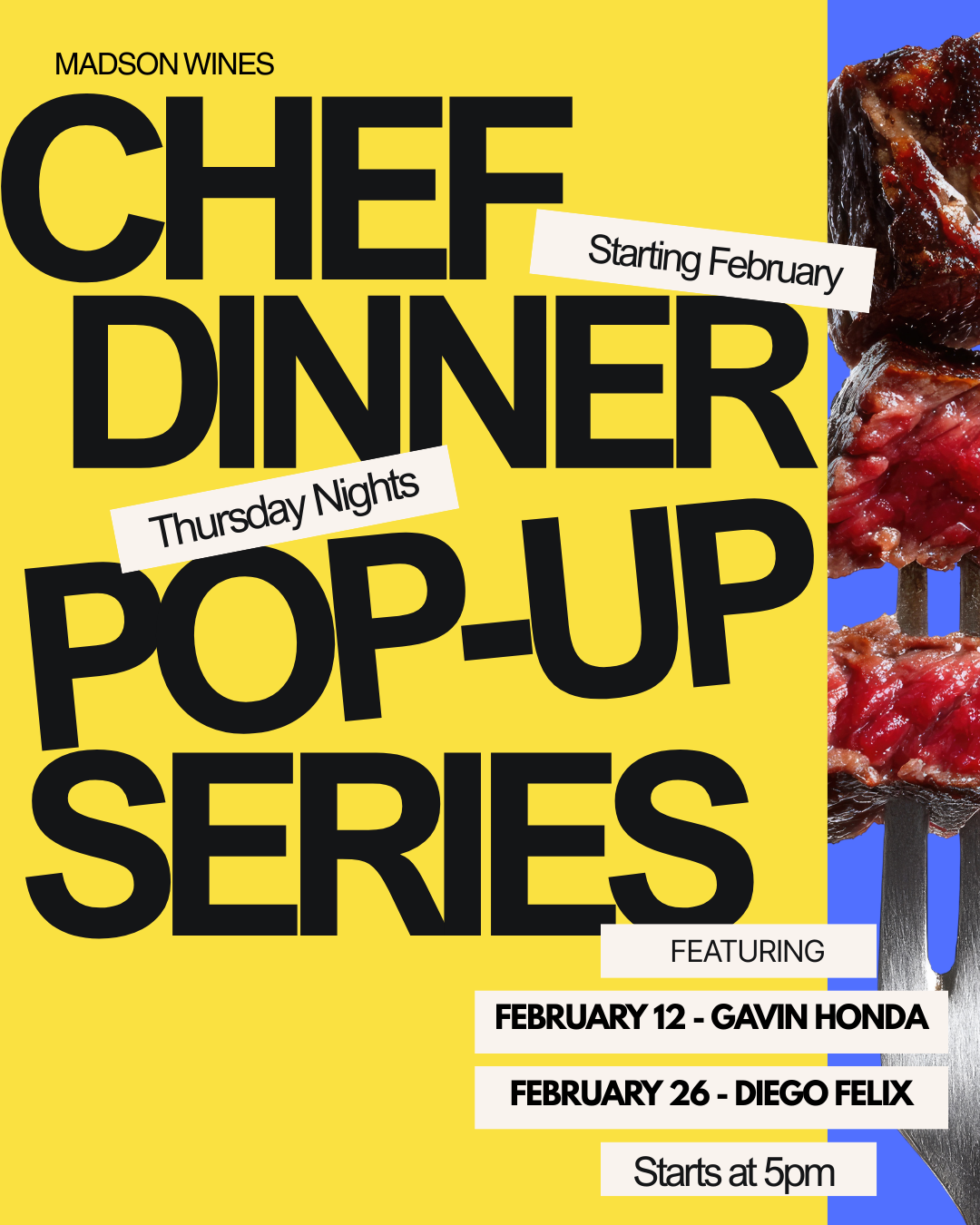 Chef Dinner Pop Up Series: Diego Felix