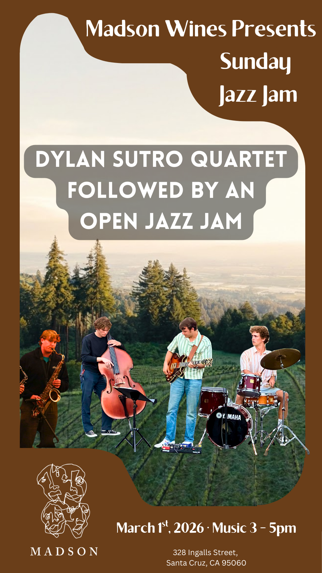 Sunday Jam: Dylan Sutro Quartet