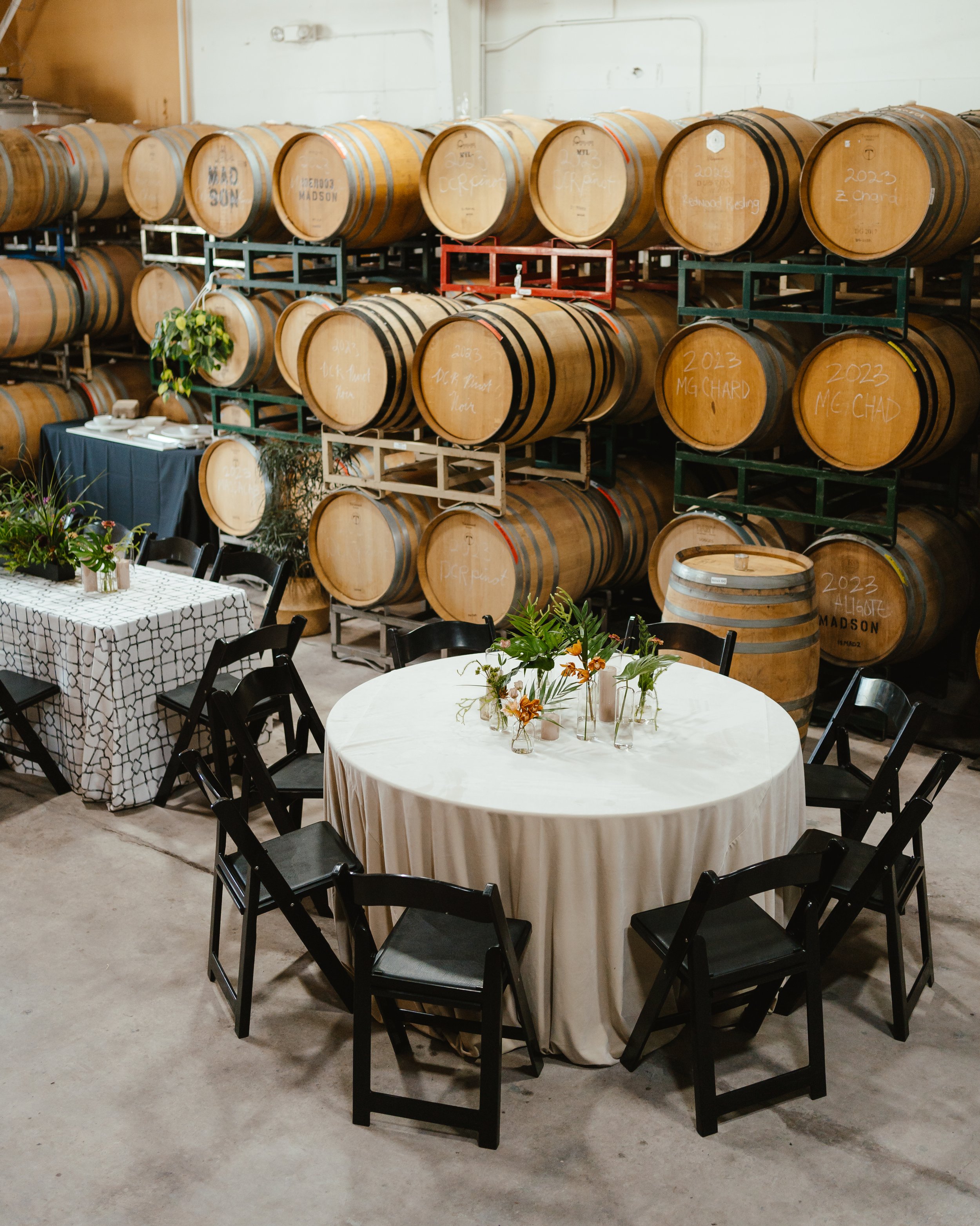Private Wedding Reception (Tasting Room CLOSES @ 6:30 PM)