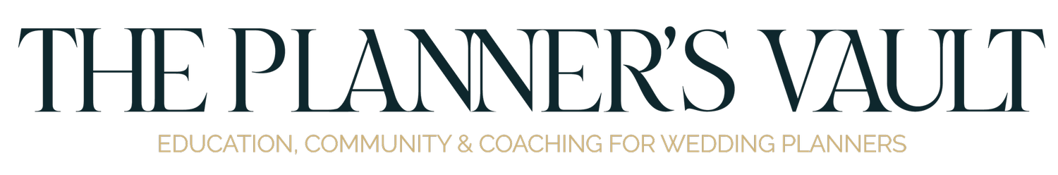 open a wedding planning business The Planner's Vault