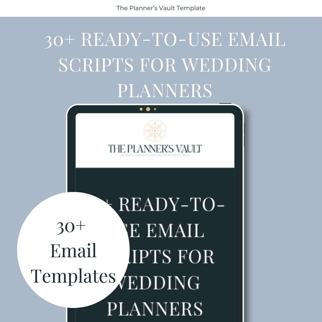 30+ Ready-to-Use Email Scripts for Wedding Planners.png