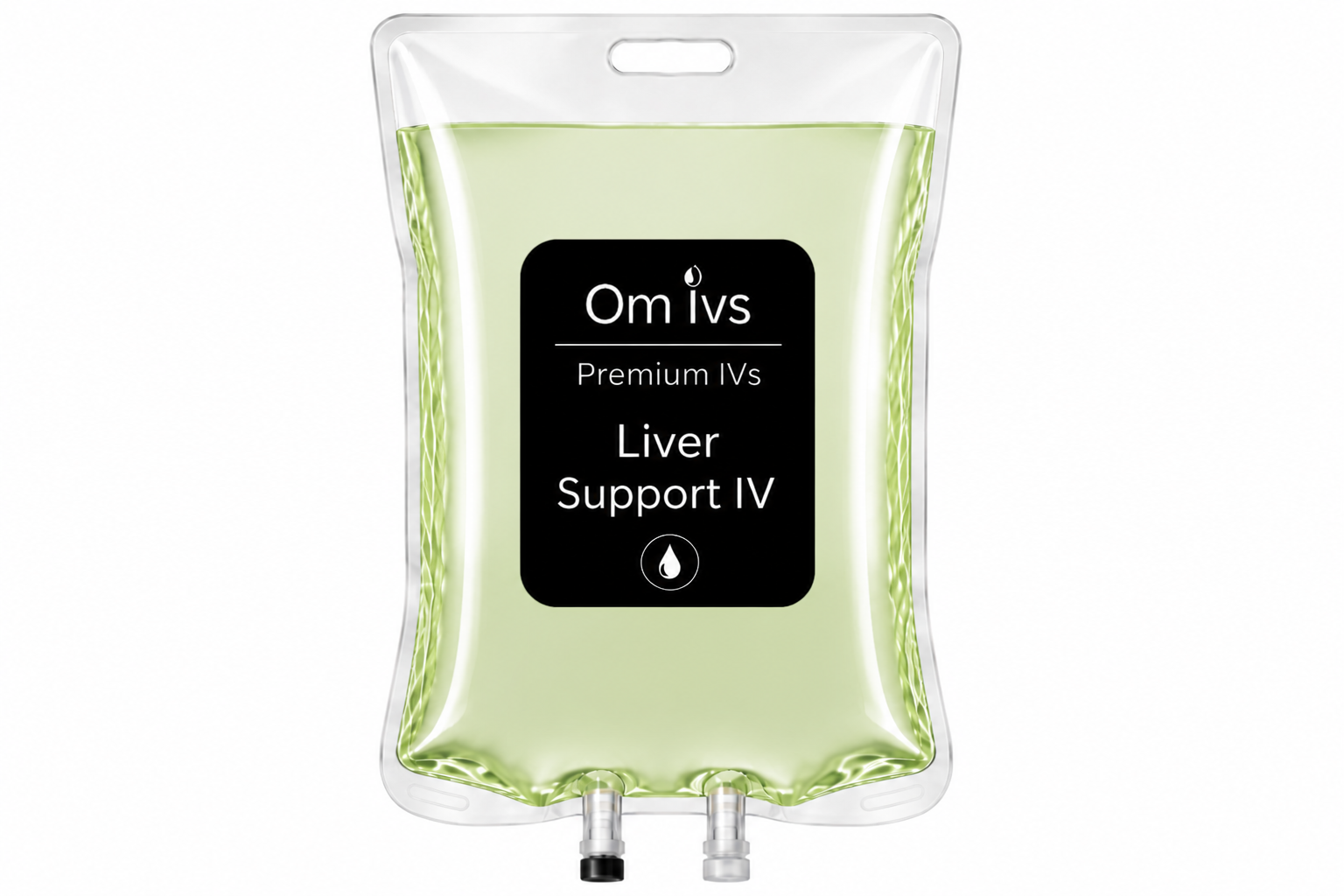Liver Support IV therapy bag at Om Integrative Medicine