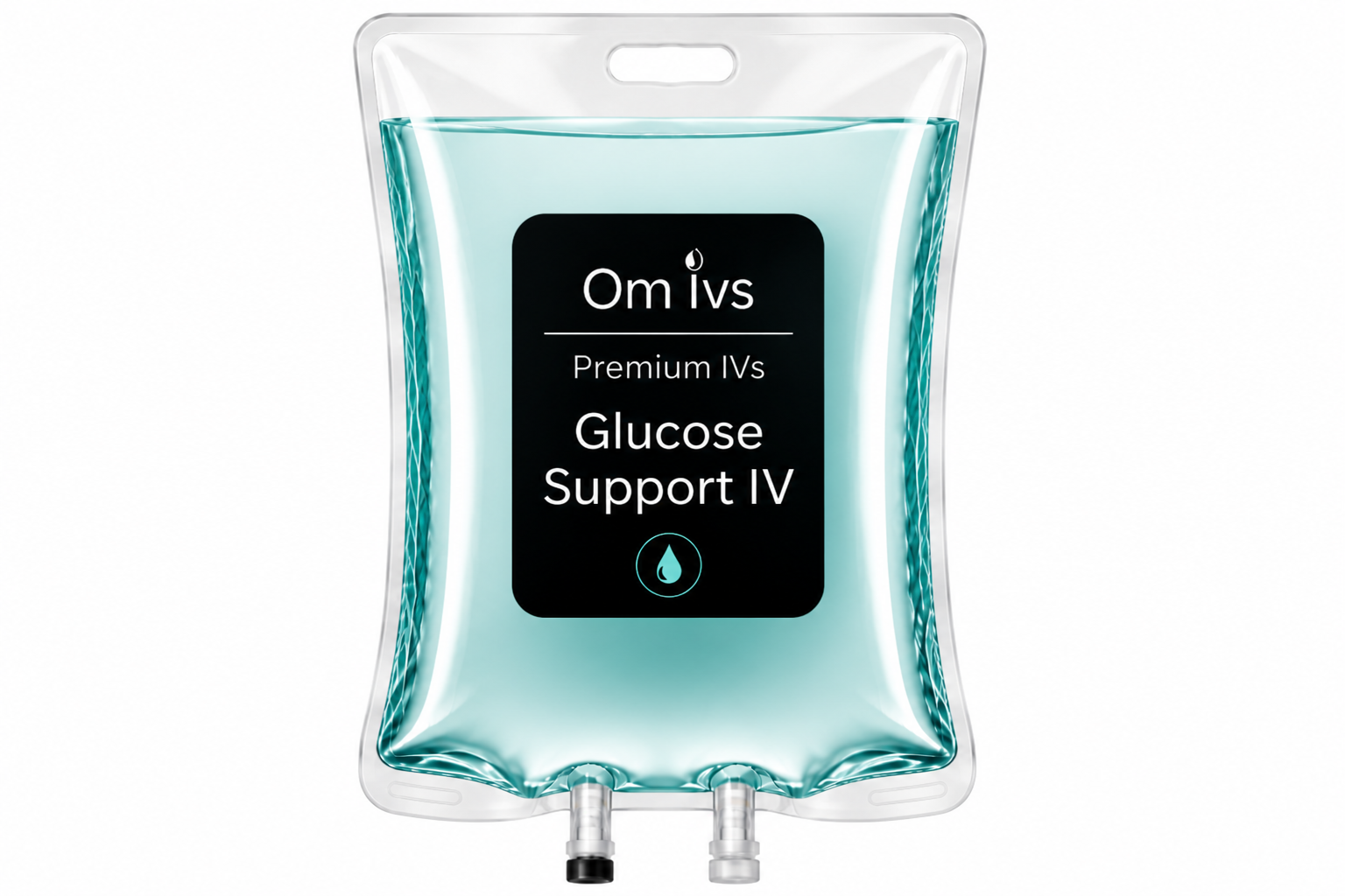 Glucose Support IV therapy bag at Om Integrative Medicine