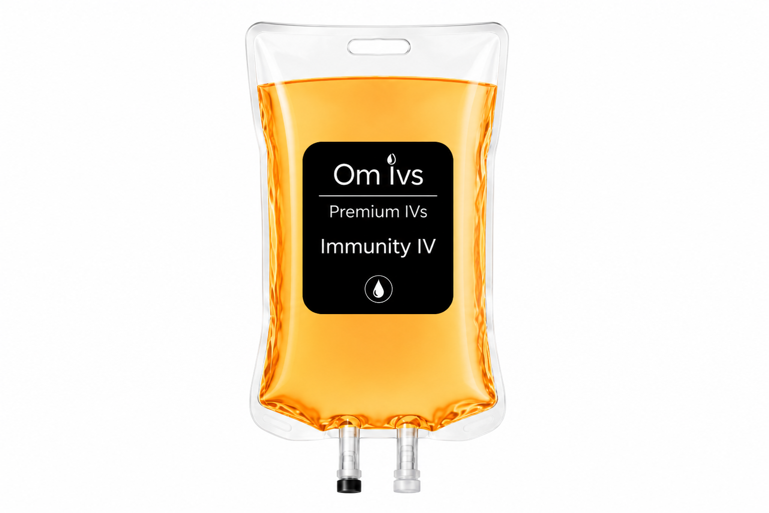 Immunity IV therapy bag at Om Integrative Medicine