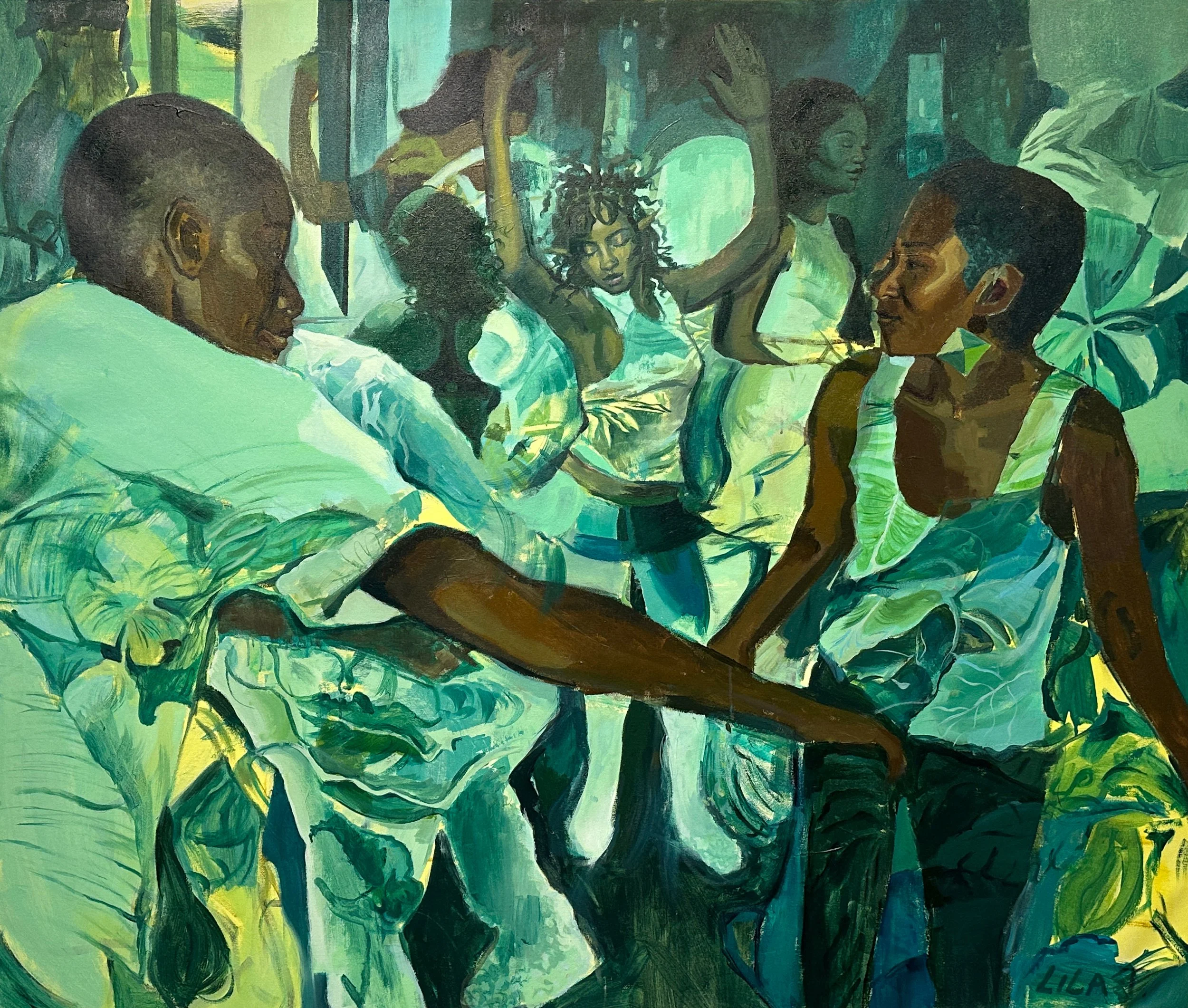 Jungle Beats, 2026
Acrylic on Canvas
56” x 66”