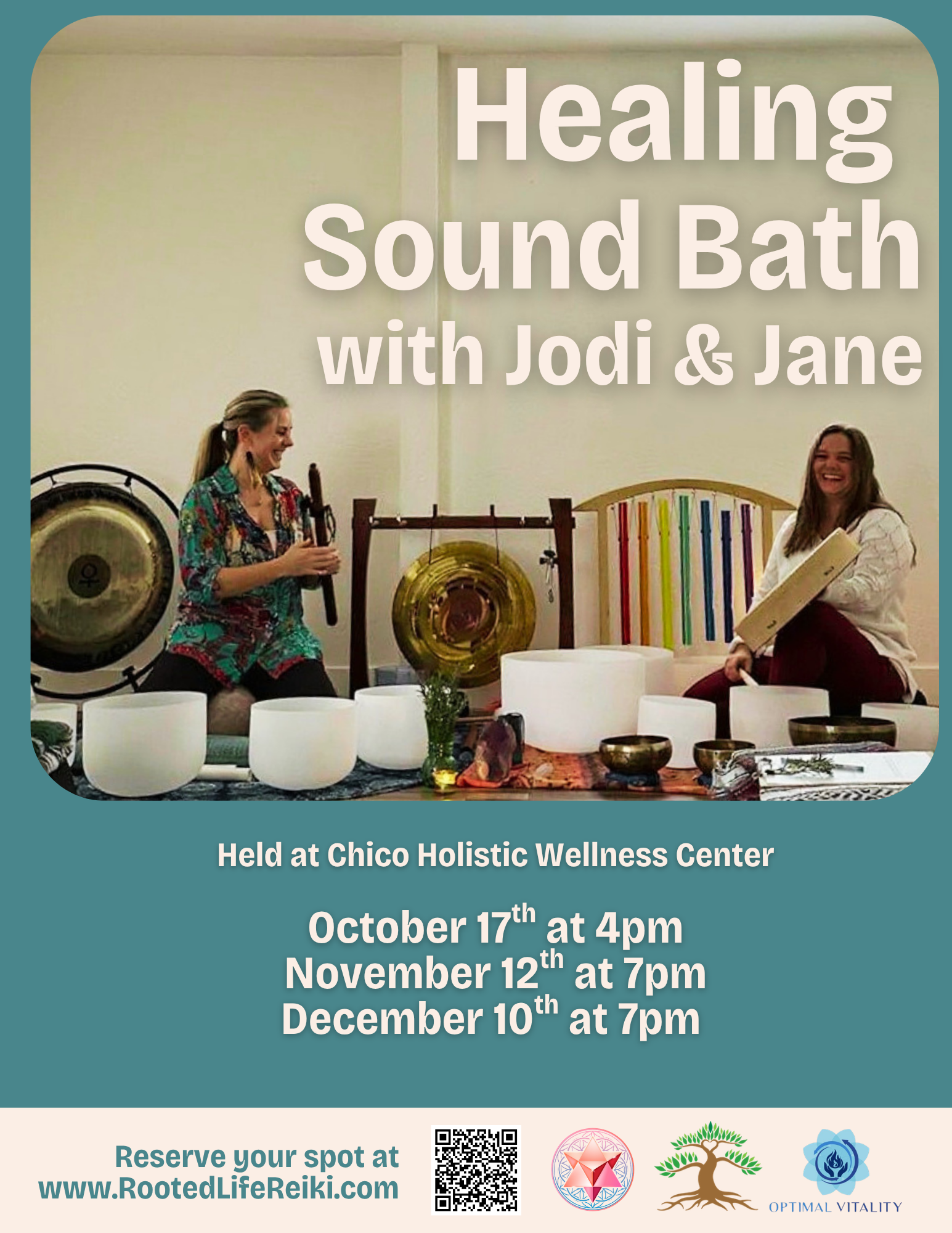 Healing Sound Bath with Jane and Jodi