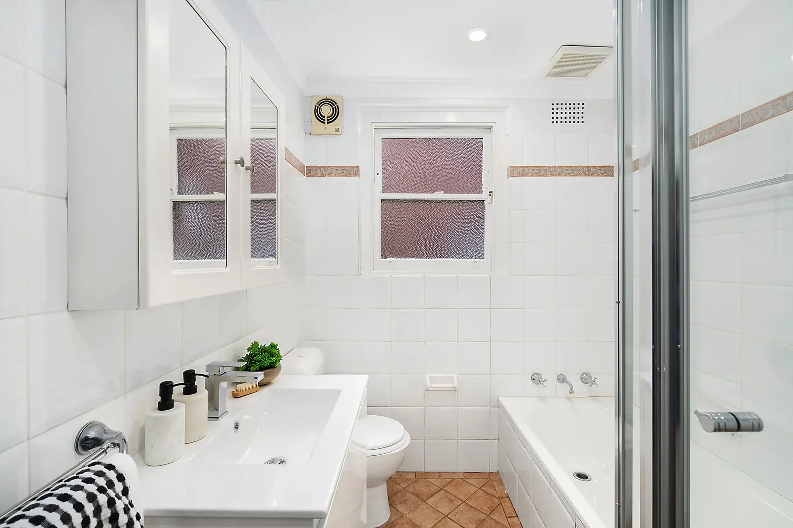Neutral Bay - Part bathroom renovation of new cabintry, basin and shower screen