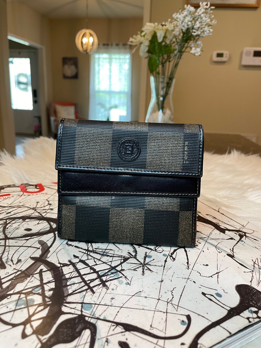 Fendi Wallet Pequin W lock Wallet — Lavish Resale Gulf Coast