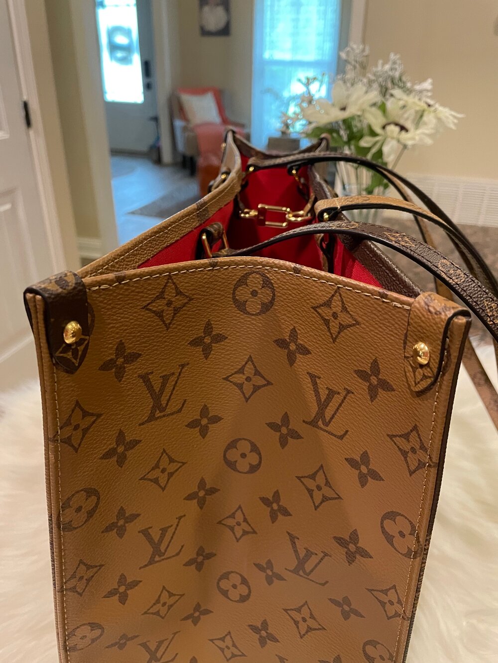 Louis Vuitton On The Go GM Monogram Giant Brown Tote Bag – I MISS YOU  VINTAGE