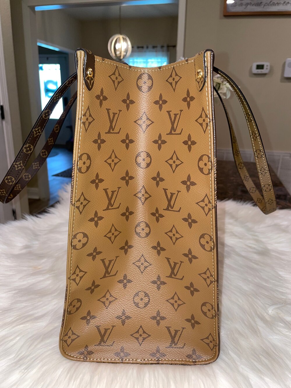 Onthego GM, Used & Preloved Louis Vuitton Tote Bag, LXR Canada, Black