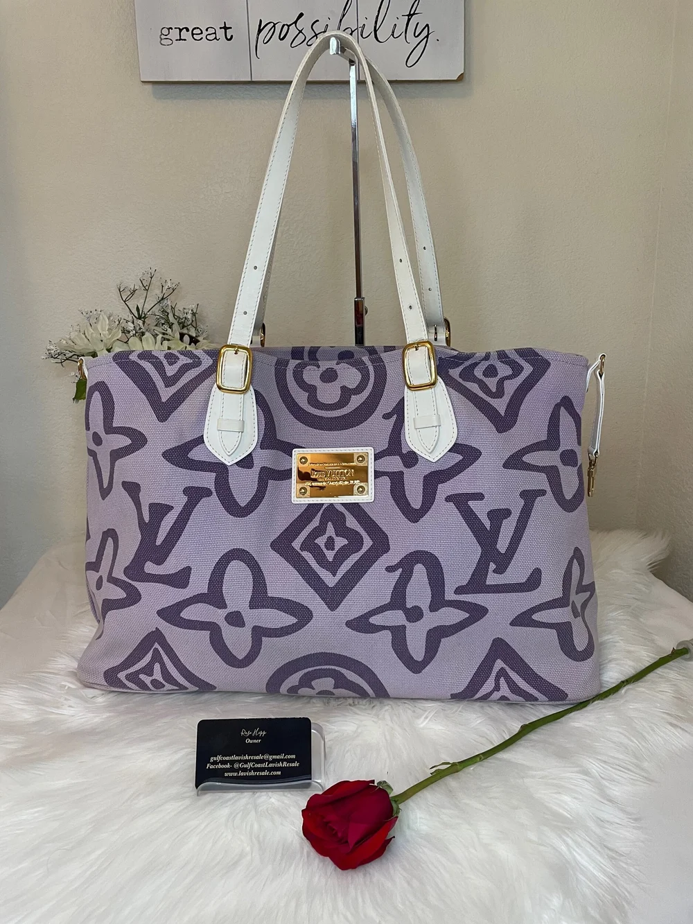 Louis Vuitton Tahitienne Cabas Tote GM — Lavish Resale Gulf Coast