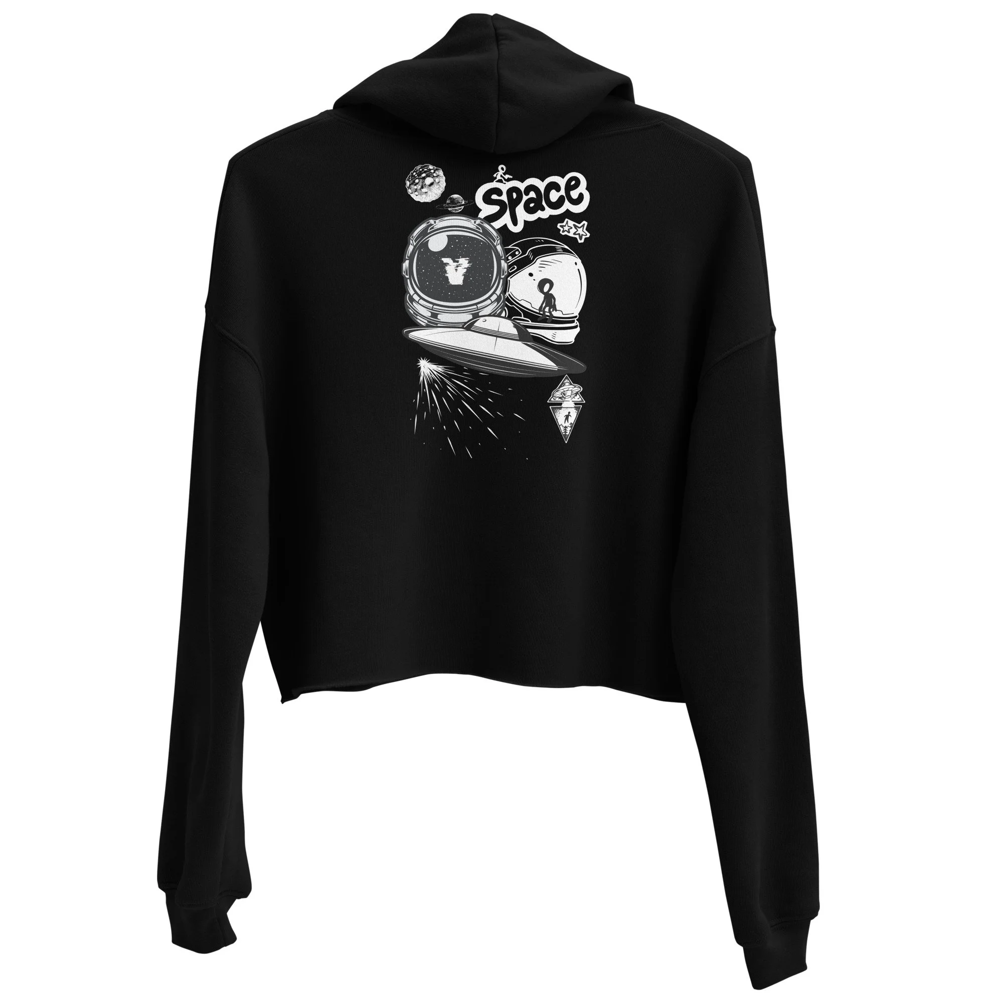 Space Dreams Crop Hoodie