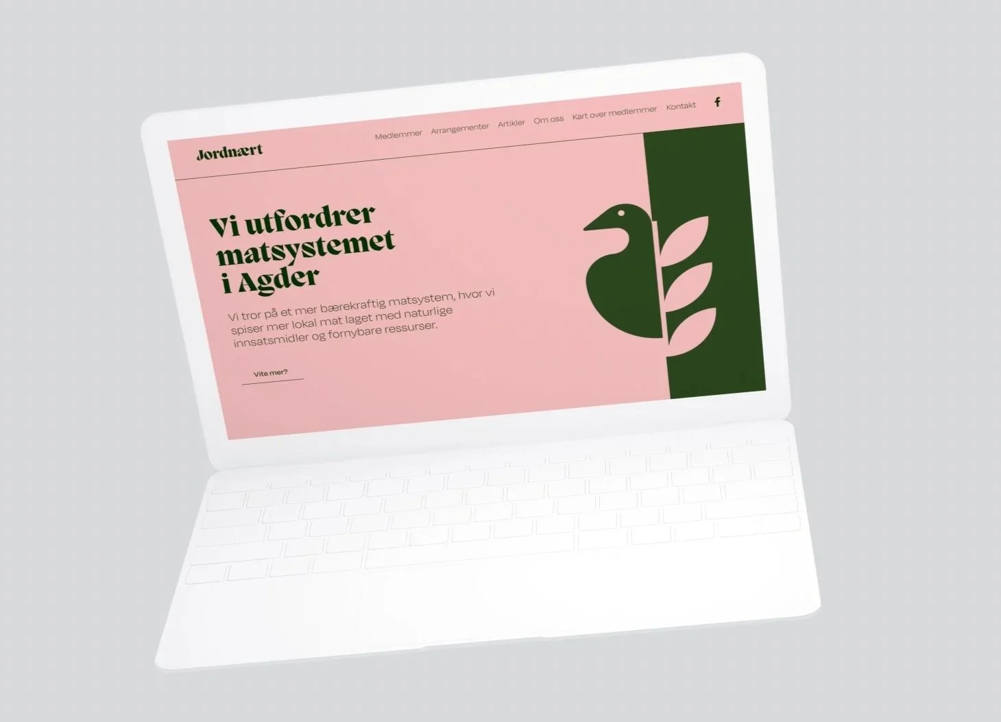 Jordnært på Agder – Merkevarestrategi, visuell identitet og nettsider 