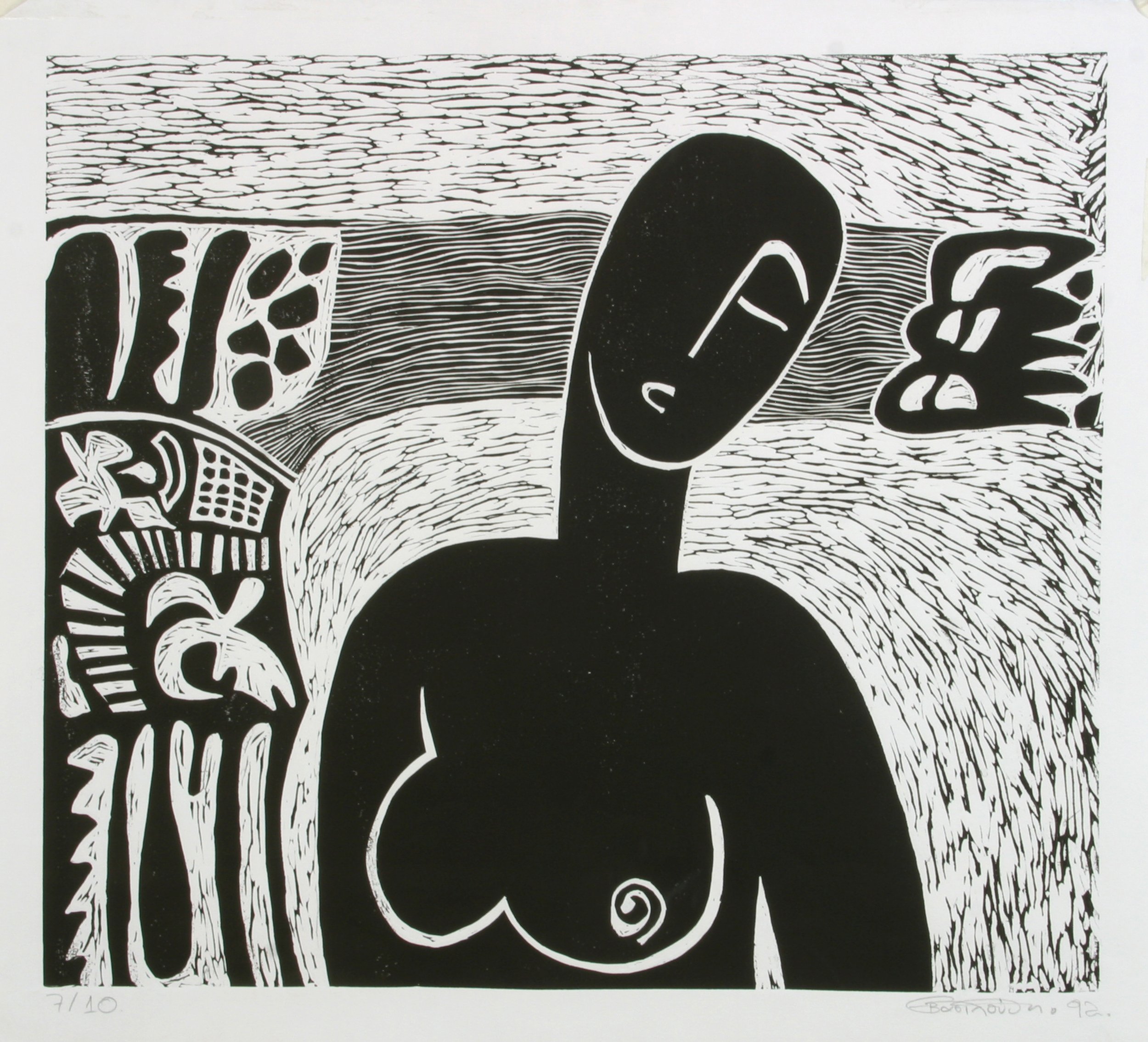 B Persephone 1992 linocut paper 1992 50 x60 cm .jpg