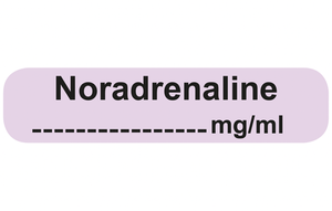 Noradrenaline mg/ml