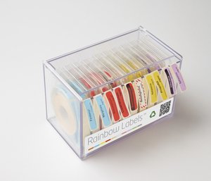 Rainbow Labels dispenser box