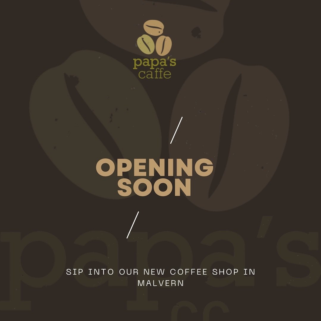 🎉🌟 The moment we&rsquo;ve been eagerly waiting to share has finally arrived! 🌟🎉

Drumroll, please... We can&rsquo;t keep it under wraps any longer! The secret&rsquo;s out, Malvern! Papa&rsquo;s Caf&eacute; is spreading its wings and planting root