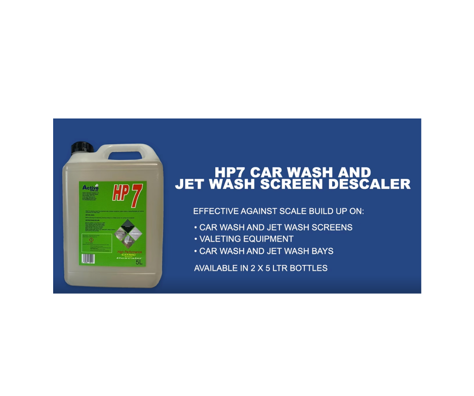 Our HP7 car wash and jet wash descaler
