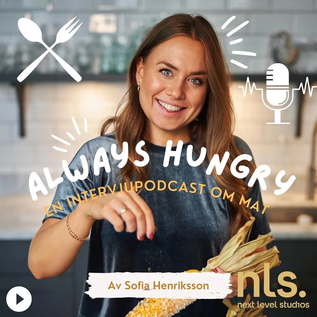 Vi har helt gl&ouml;mt ber&auml;tta - f&ouml;r en dryg m&aring;nad sedan lanserade vi podcasten Always Hungry tillsammans med @sofianhenriksson 💥 En intervjupodcast om mat med nya g&auml;ster varje vecka!

Idag sl&auml;pptes ett nytt avsnitt med eko