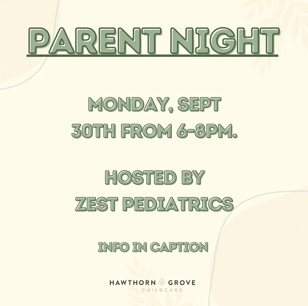 Parent Night! ✨
We are so happy to be introducing @zestpedswestlake to our HG community! 🩺
This will be a great opportunity to find out more about the program and ask any questions you may have. They will do a short presentation on staying healthy i