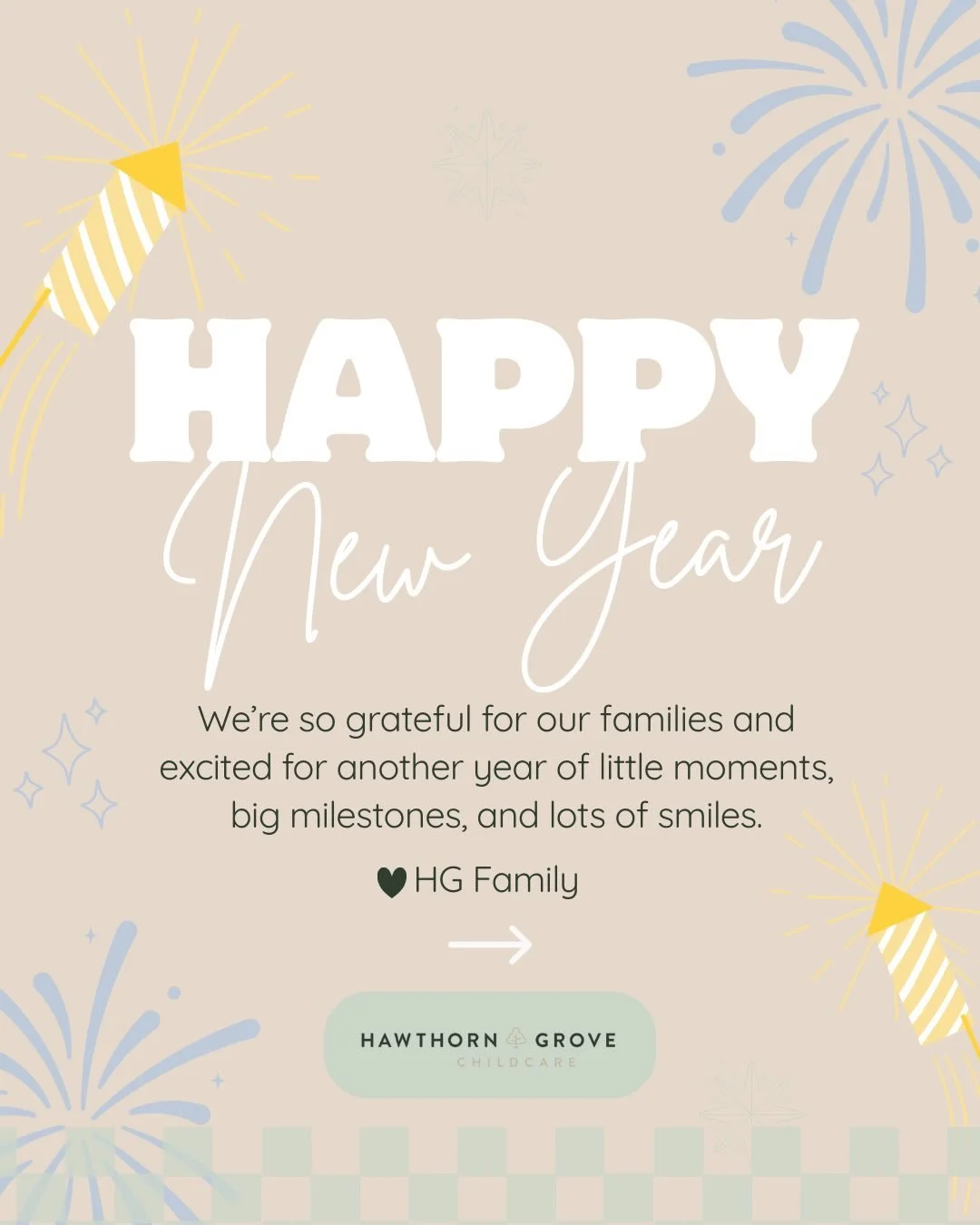 New year, same philosophy 🤍

At Hawthorn Grove, our commitment never changes: to treat every child like they are one of our own, to lead with kindness, and to nurture both growing minds and hearts.

We&rsquo;re so grateful for our families and excit
