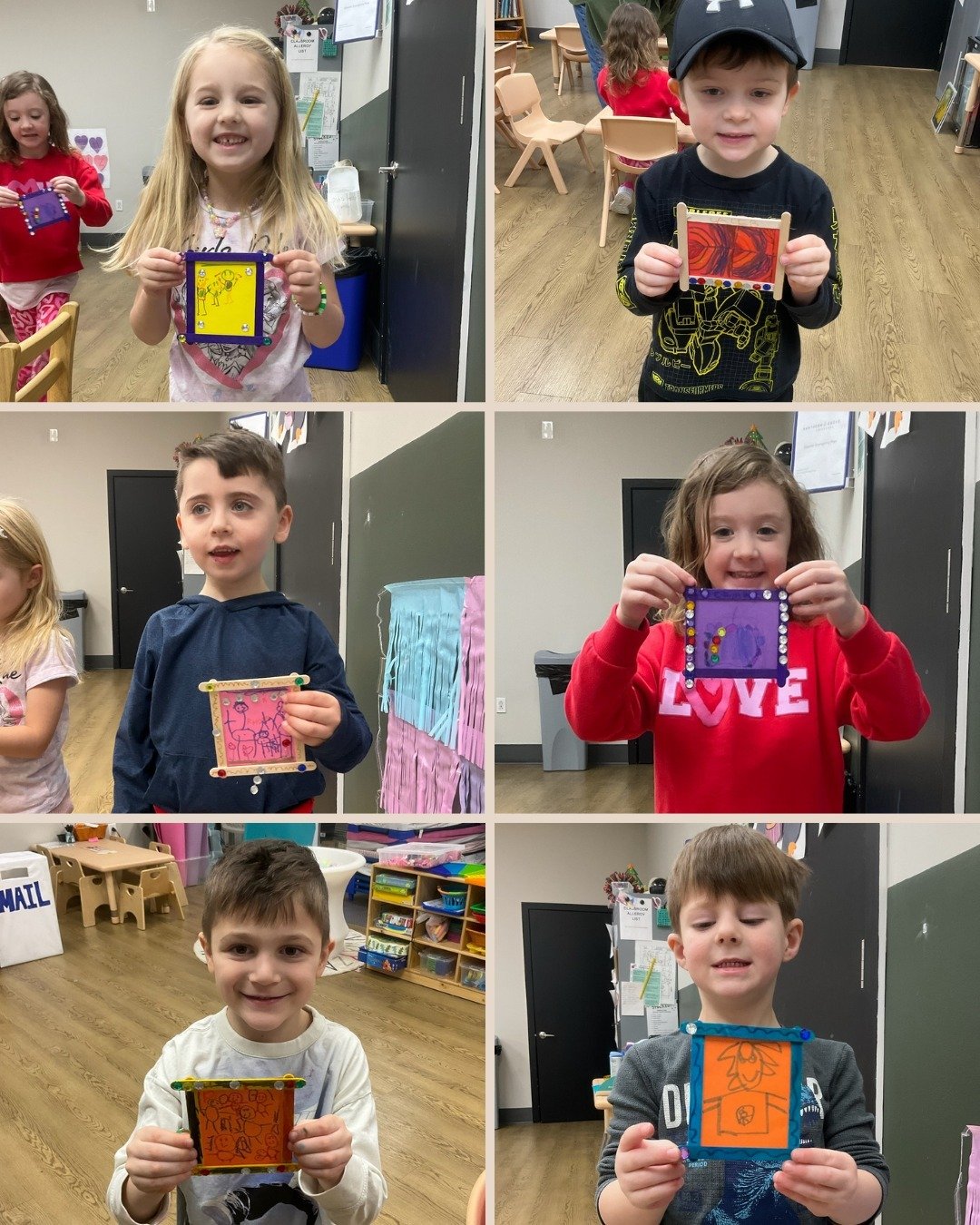 Art Therapy in Grove+ 🎨✨ Each child created their own unique piece! We love watching their confidence and creativity shine!