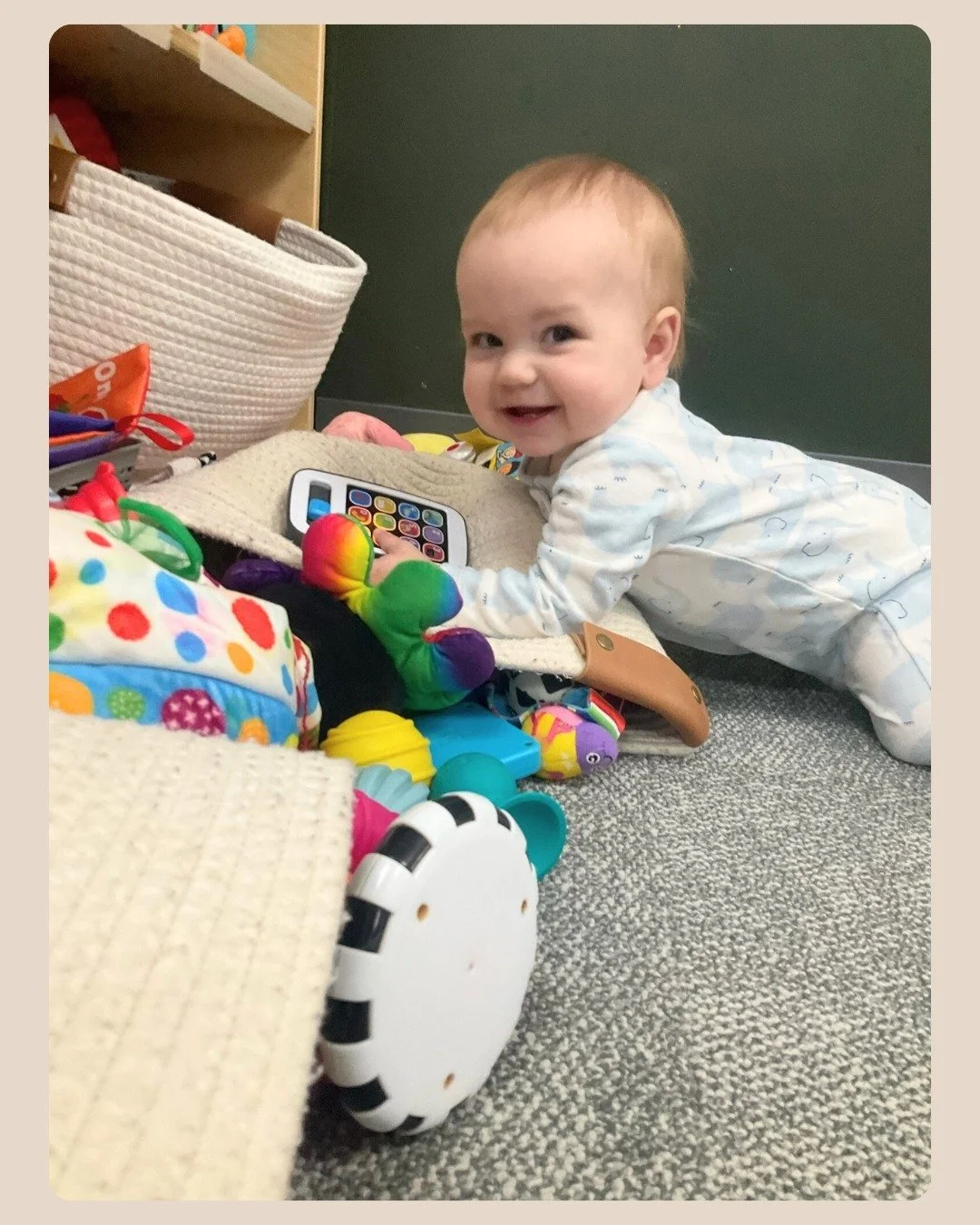 Smiles, stacking, and lots of exploring 💛 Our Seeds classroom enjoyed hands-on fun with Magna-Tiles and time together!