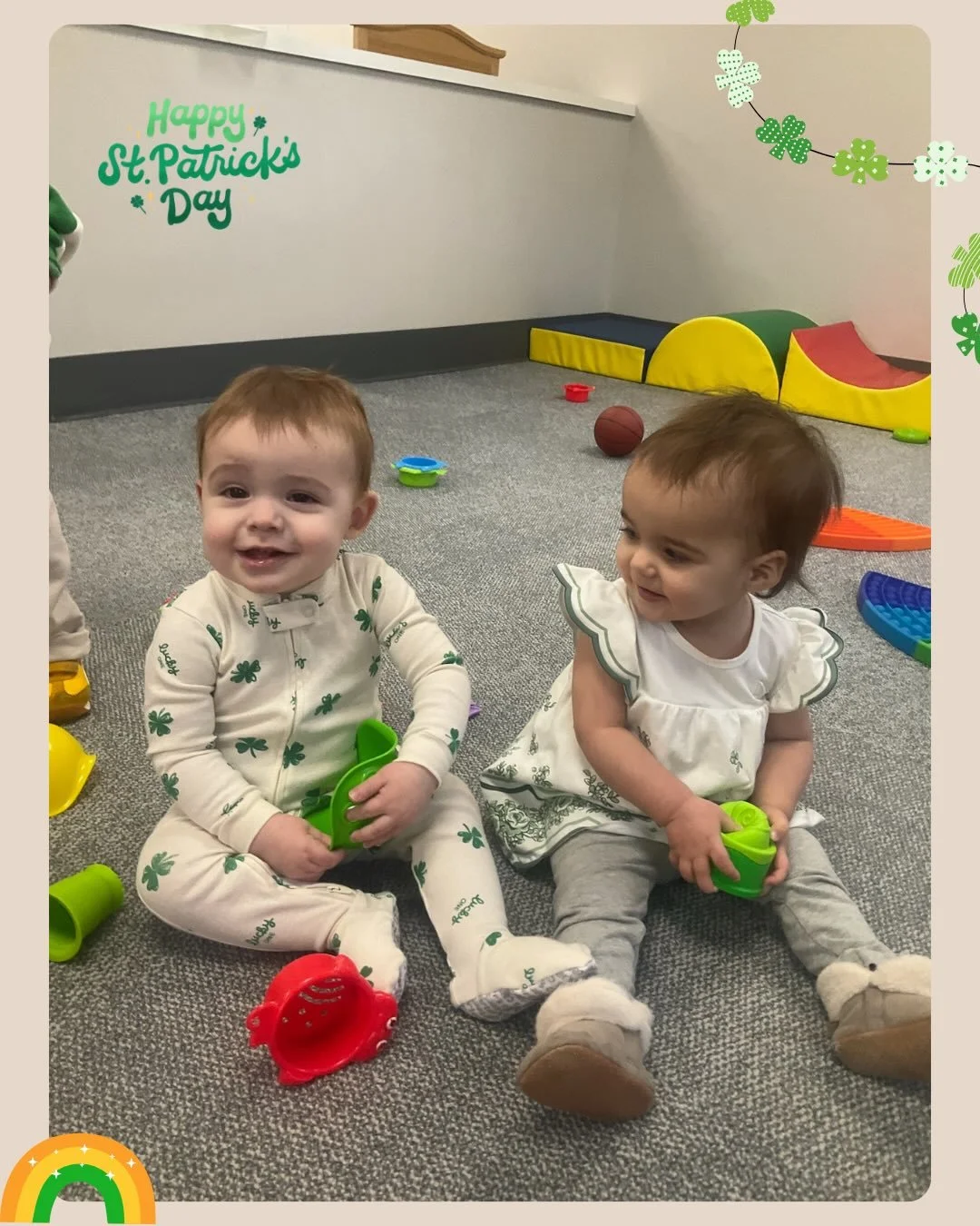 We&rsquo;re feeling lucky today at HG! 🍀 Our classrooms are celebrating St. Patrick&rsquo;s Day by making their own pots of gold, building leprechaun traps, stamping &amp; creating heart-shaped shamrocks, and more! So many of our students showed the