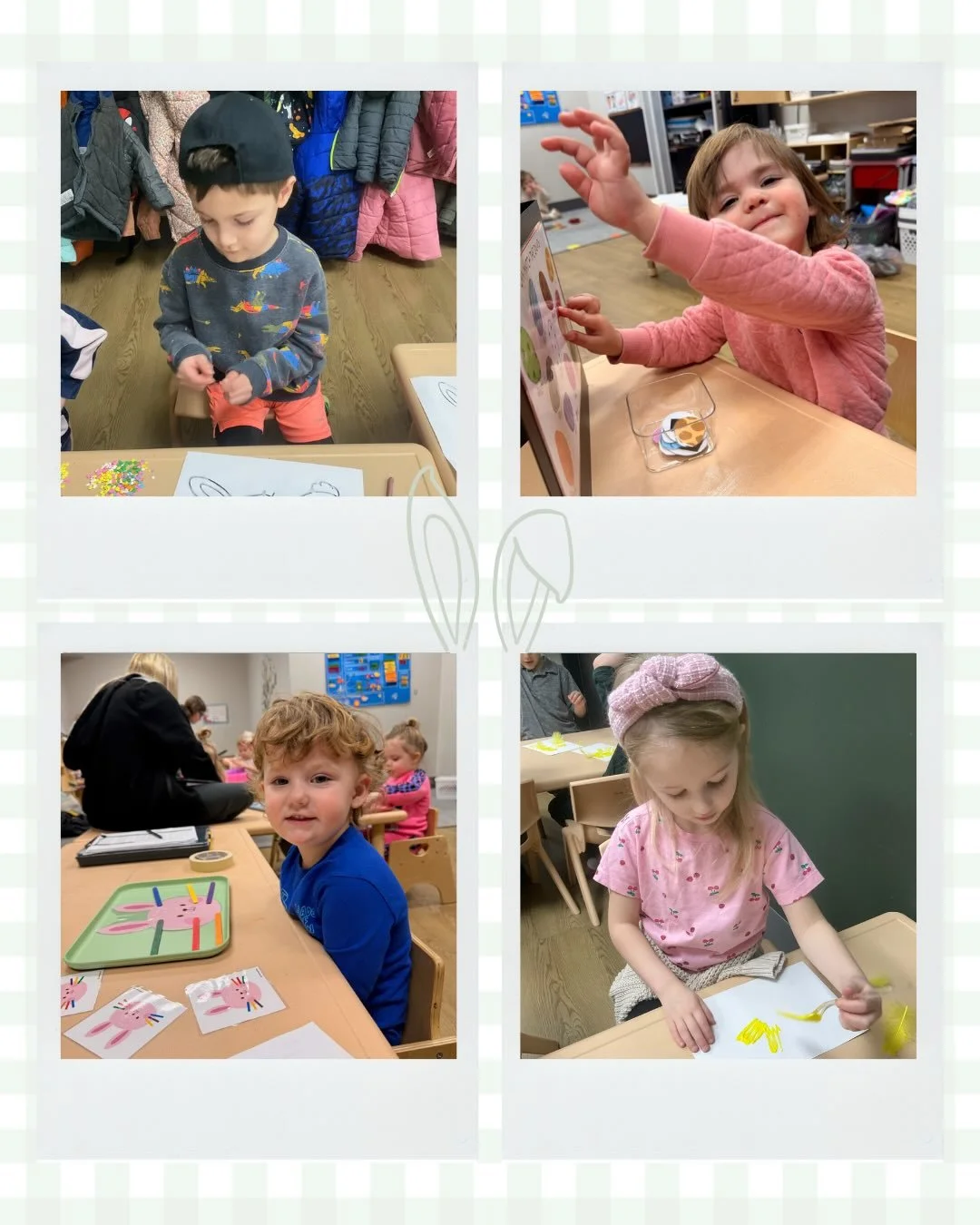 Our classrooms have been busy this week with so many Easter-themed activities and the cutest crafts 💛🐣Swipe through to see all the sweet moments&hellip; and stay tuned, somebunny special might be hopping in tomorrow 🐰✨