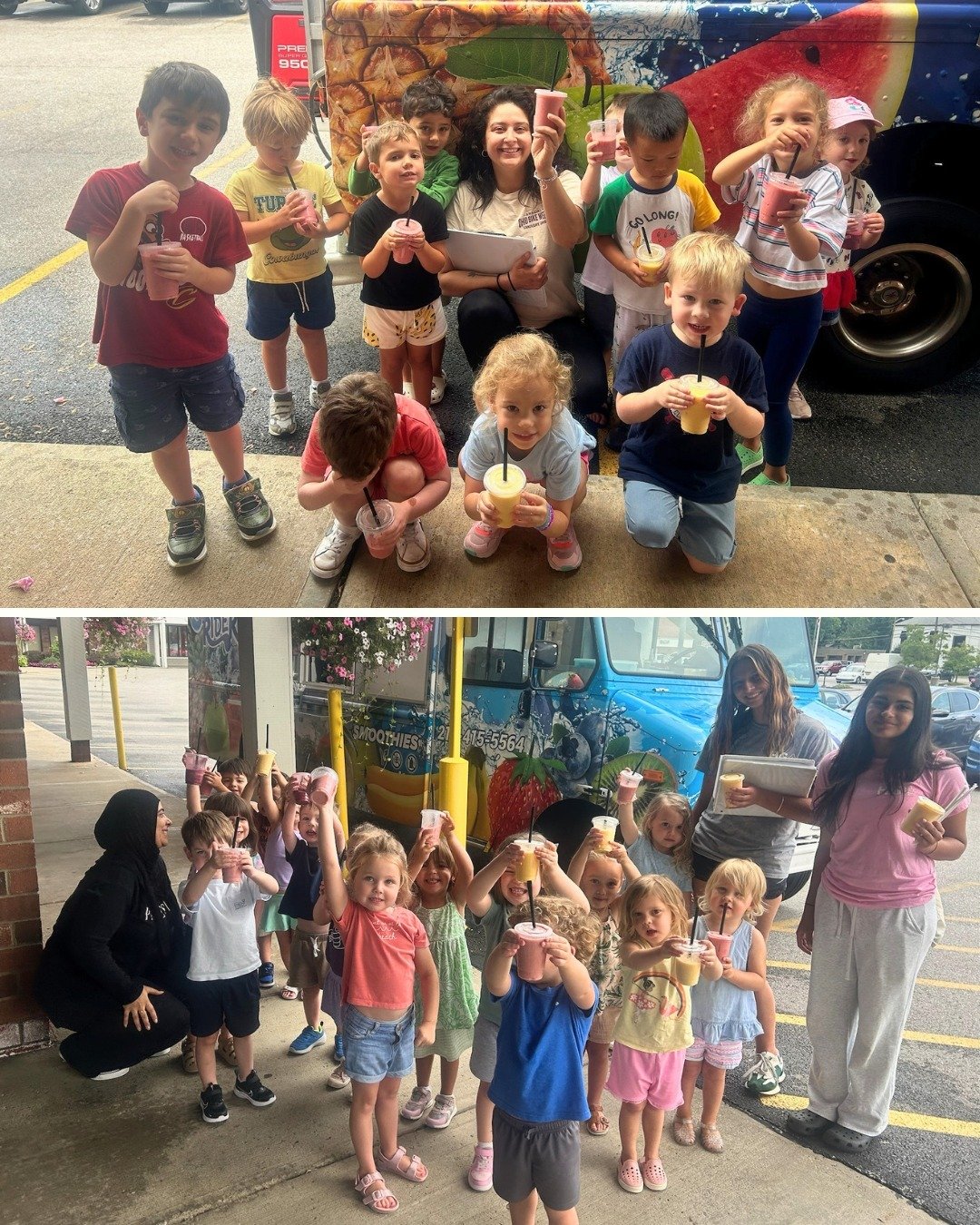 We were so excited when the smoothie truck rolled up to Hawthorn Grove! Lots of happy faces, delicious drinks, and a fun little treat to brighten our day. 🥤☀️✨