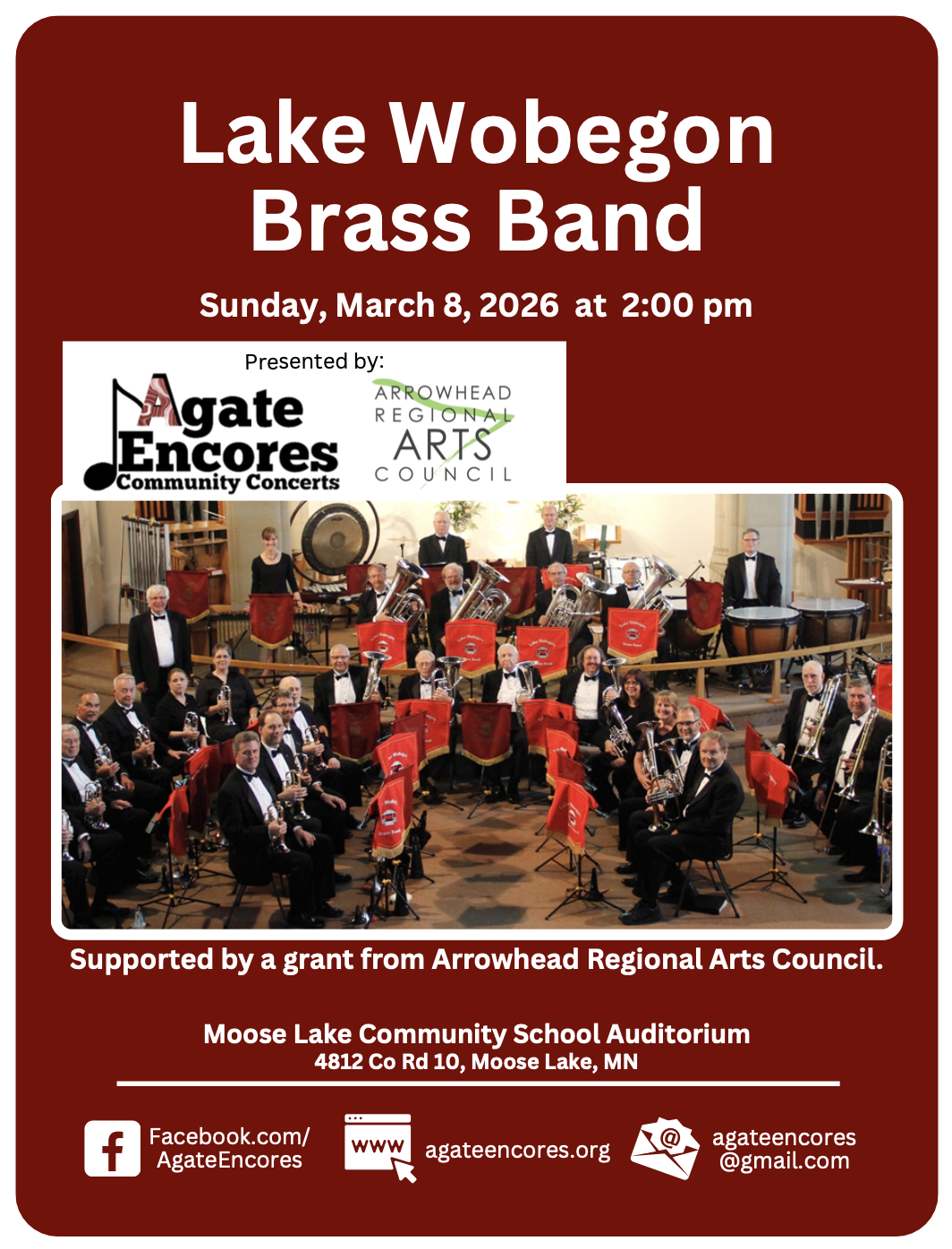 Lake Wobegon Brass Band promo poster