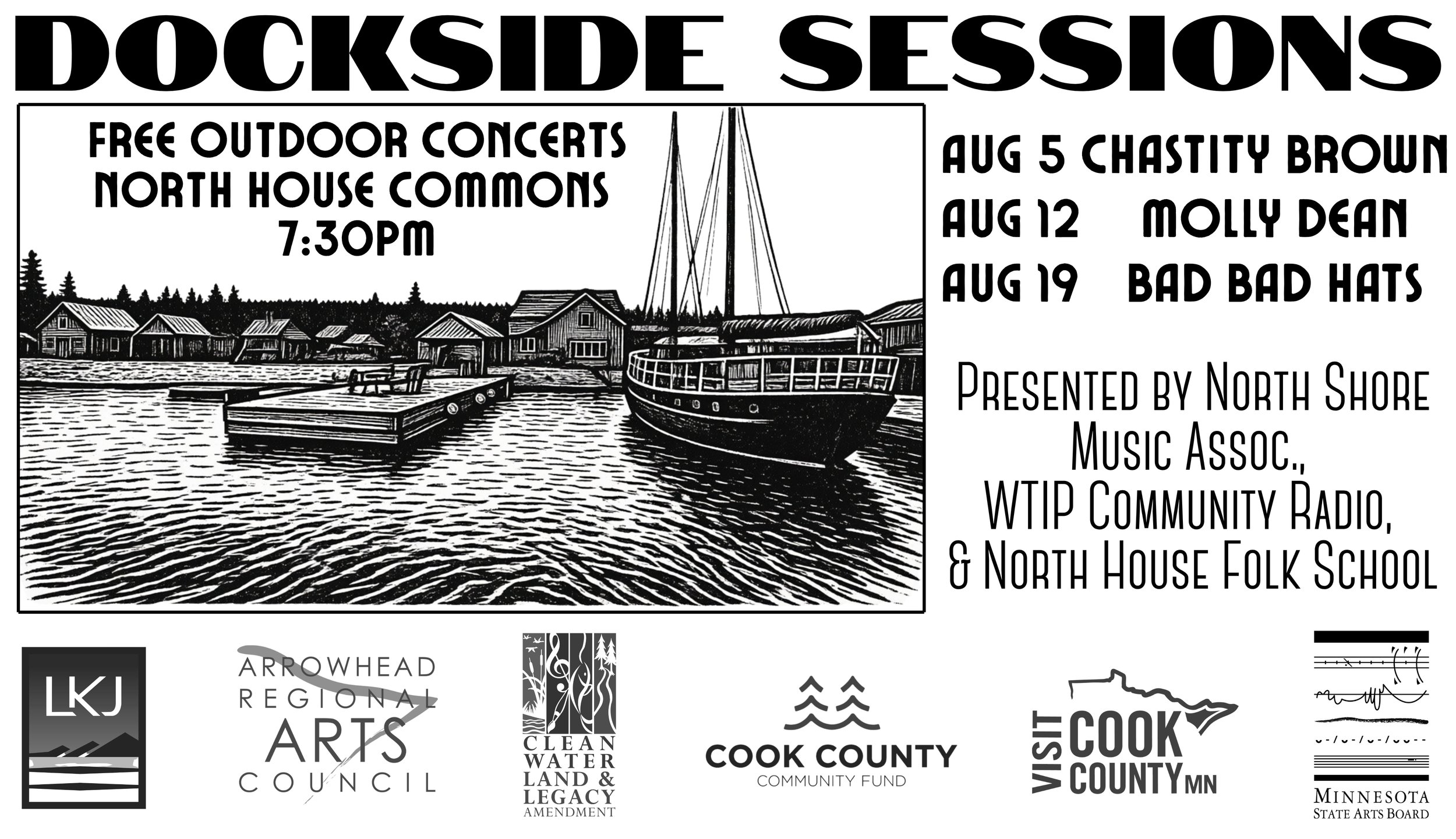 Dockside sessions poster