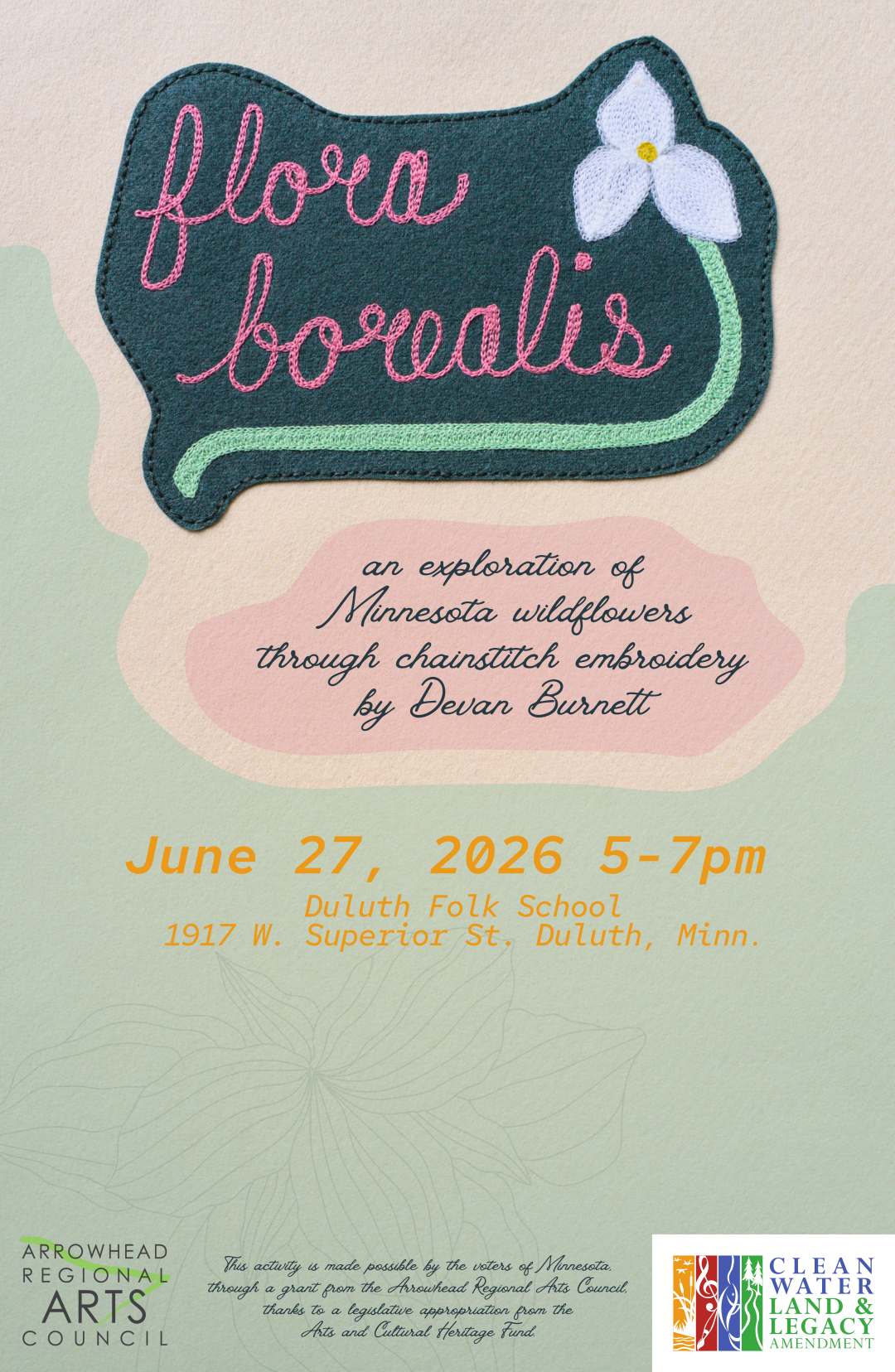 Flora Borealis event poster