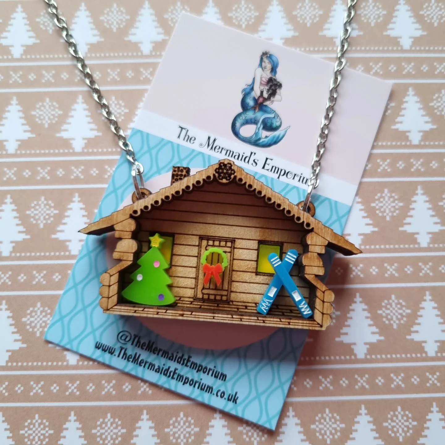 More Christmas spam!
Ski Lodge Wooden Necklace
..
.
#skilodge #skiing #winterwonderland #winter #winterfashion #winterishere #snowboarding #snow #snowday #festive #merry #merrychristmas🎄 #happyholidays❤️ #christmas2025 #stockingstuffers #themermaids