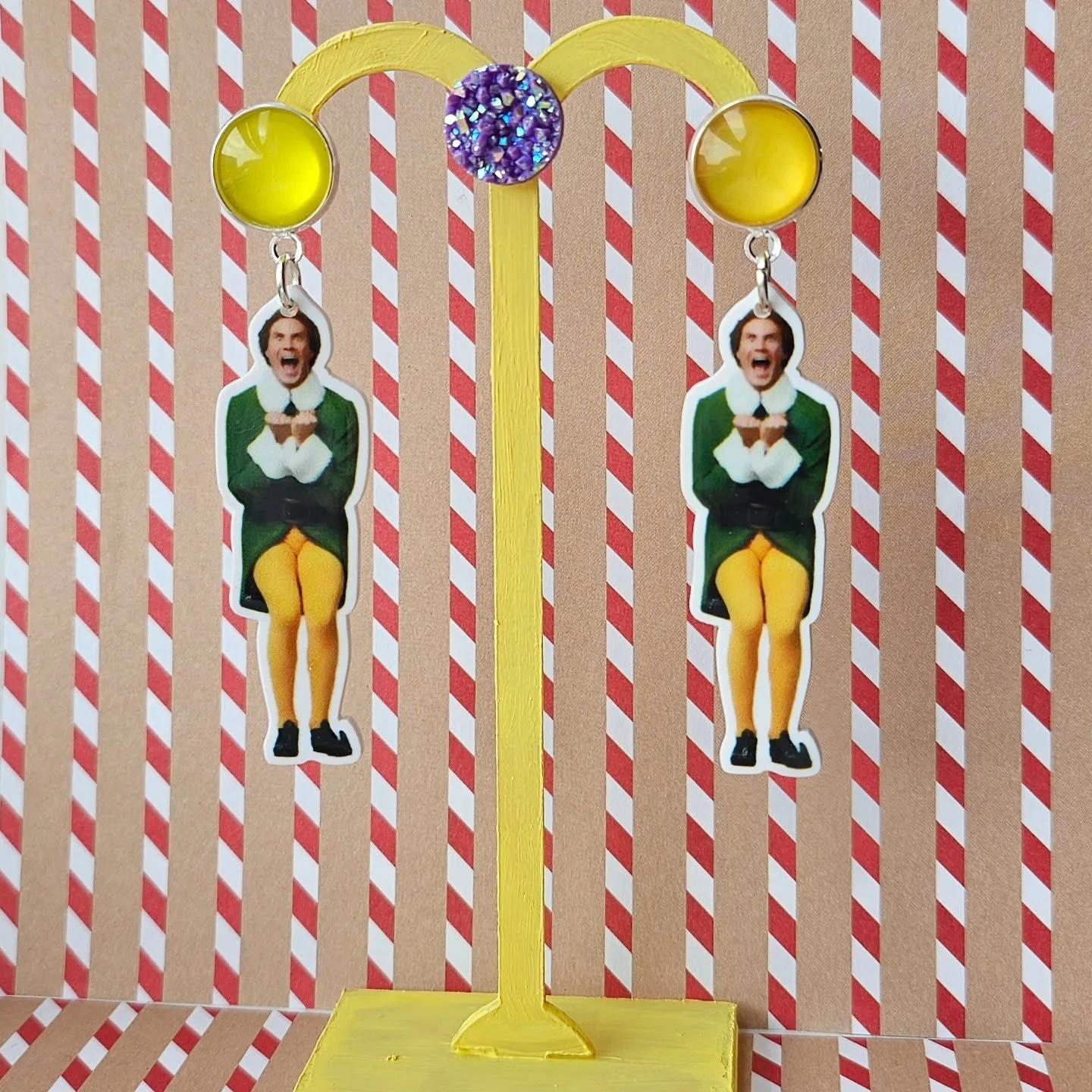 I'm a cotton-headed ninny muggins.
Buddy the Elf Earrings! &nbsp;🎄🎅
..
.
#Buddy #buddytheelf #elf #christmas #christmassale #stockingstuffers #jewellery #christmas2025 #etsy #etsyuk #etsyshop #etsyfinds #jewellery #jewelry #christmasfilm #festive #