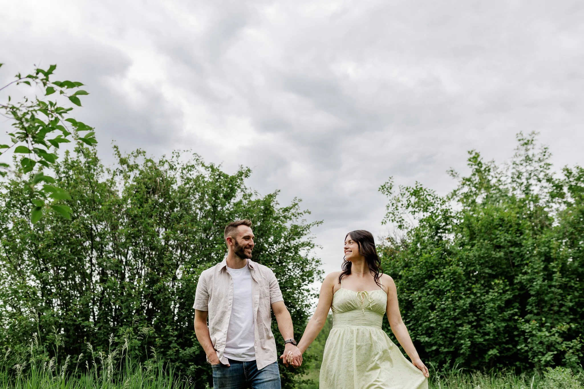 After waiting for that perfect summer evening, we finally captured Taryn and Jay’s engagement session - and it was worth it. 

Their 2027 wedding may still be ahead, but this session was the perfect way to celebrate this season of their story and get