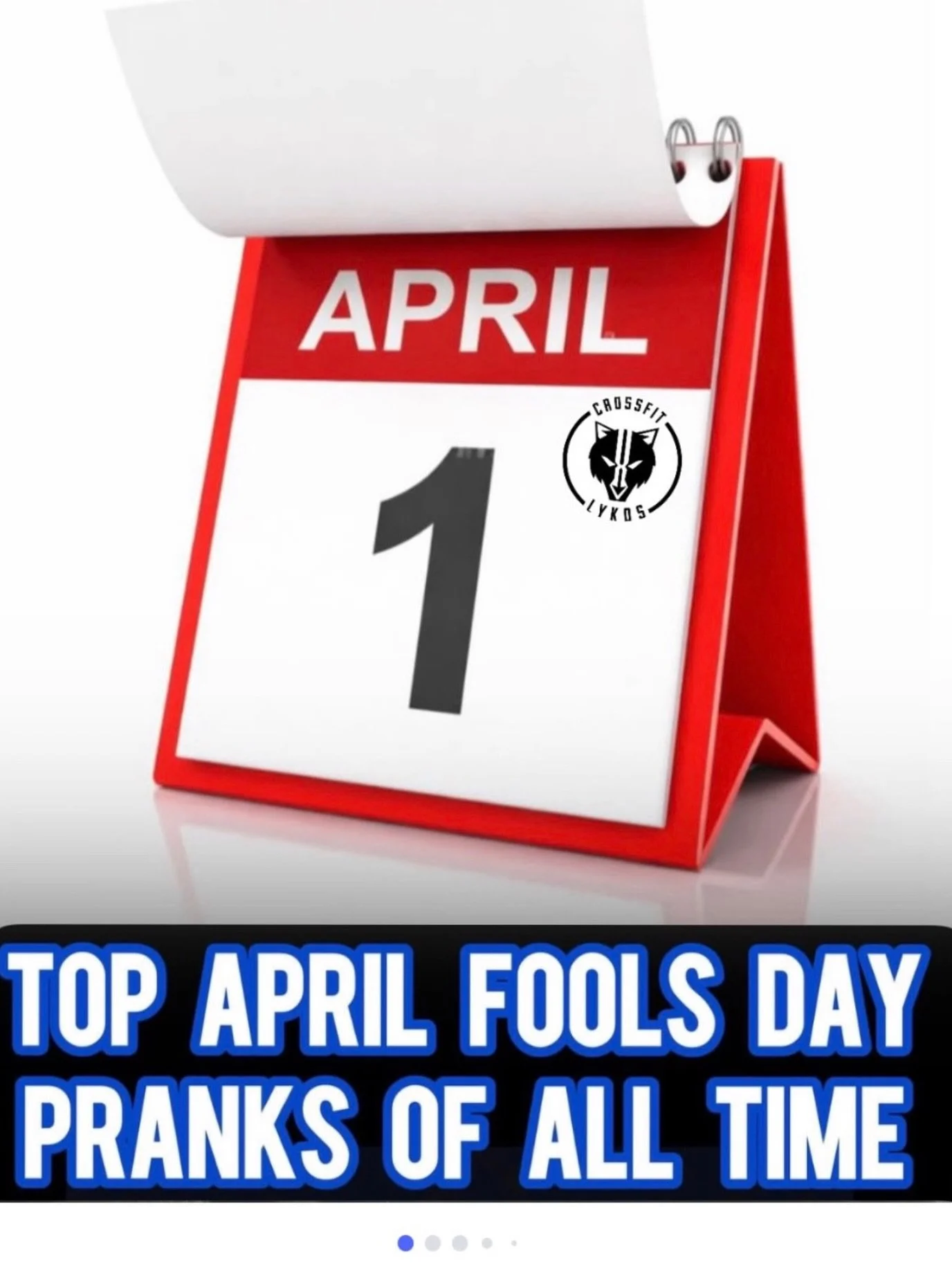 If you love a good prank, I&rsquo;m thinking you&rsquo;ll like this!

#crossfitlykospranks #aprilfirst