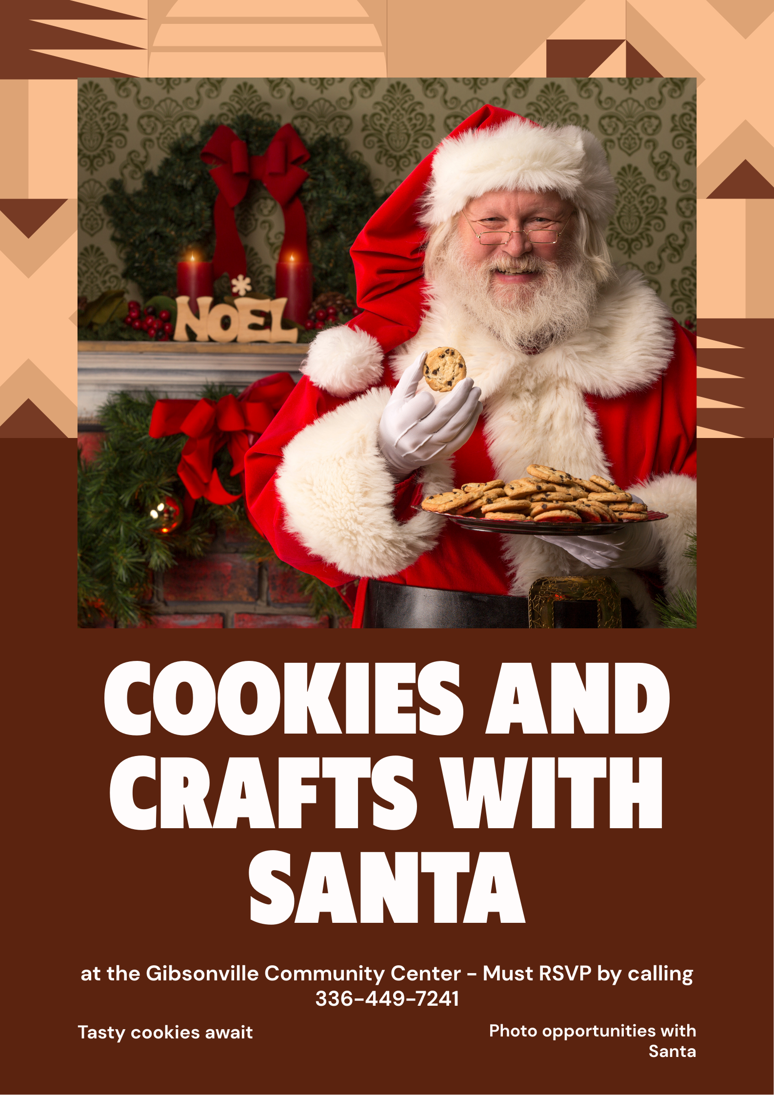 Cookies and Crafts with Santa