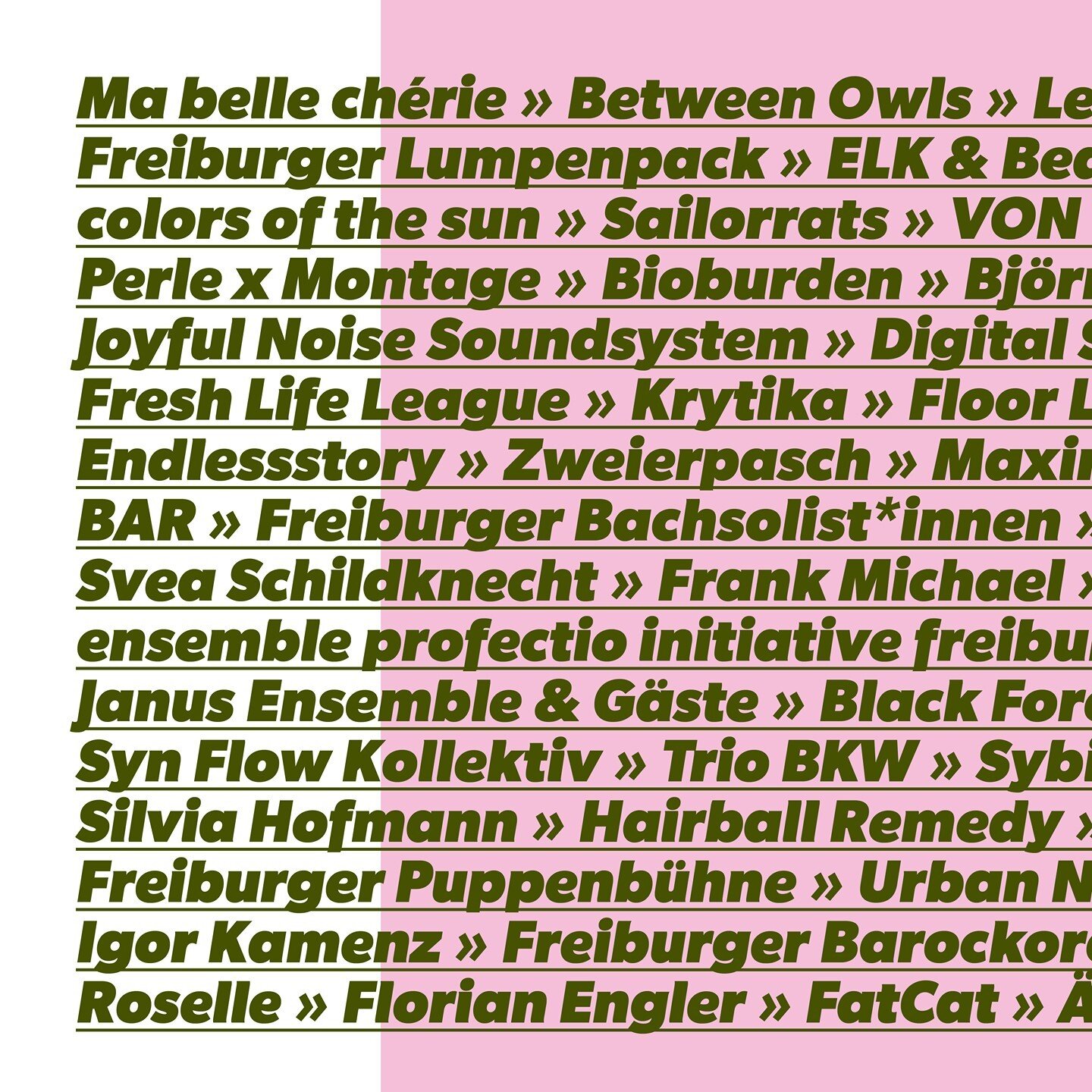 Vom 05. bis 16. August zeigt Freiburg mit dem Kultur_Los! Festival, wie live laut und lebendig es ist! 💃 

Zw&ouml;lf intensive Tage mit 36 tollen Veranstaltungen, ein Programm mit 100 einzigartigen K&uuml;nstler*innen, Bands und Ensembles &ndash; g