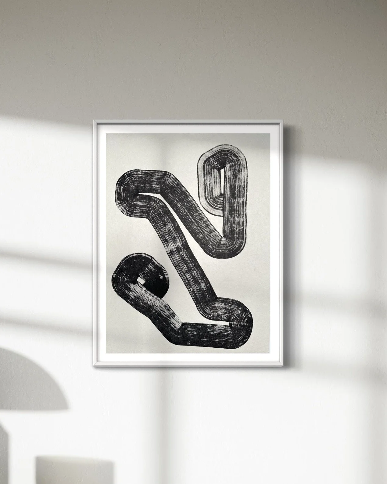 Original artwork on paper in frame 25.JPG