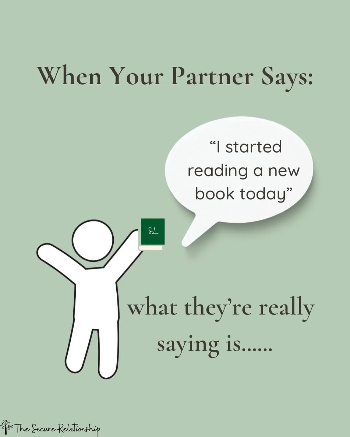 Every interaction is an opportunity to connect.
Connection is bonding, bonding feels good, bonding creates resilience, resilience means less conflict.
But....that doesn&rsquo;t mean partner 2 is always in a place to have a deeper conversation about a
