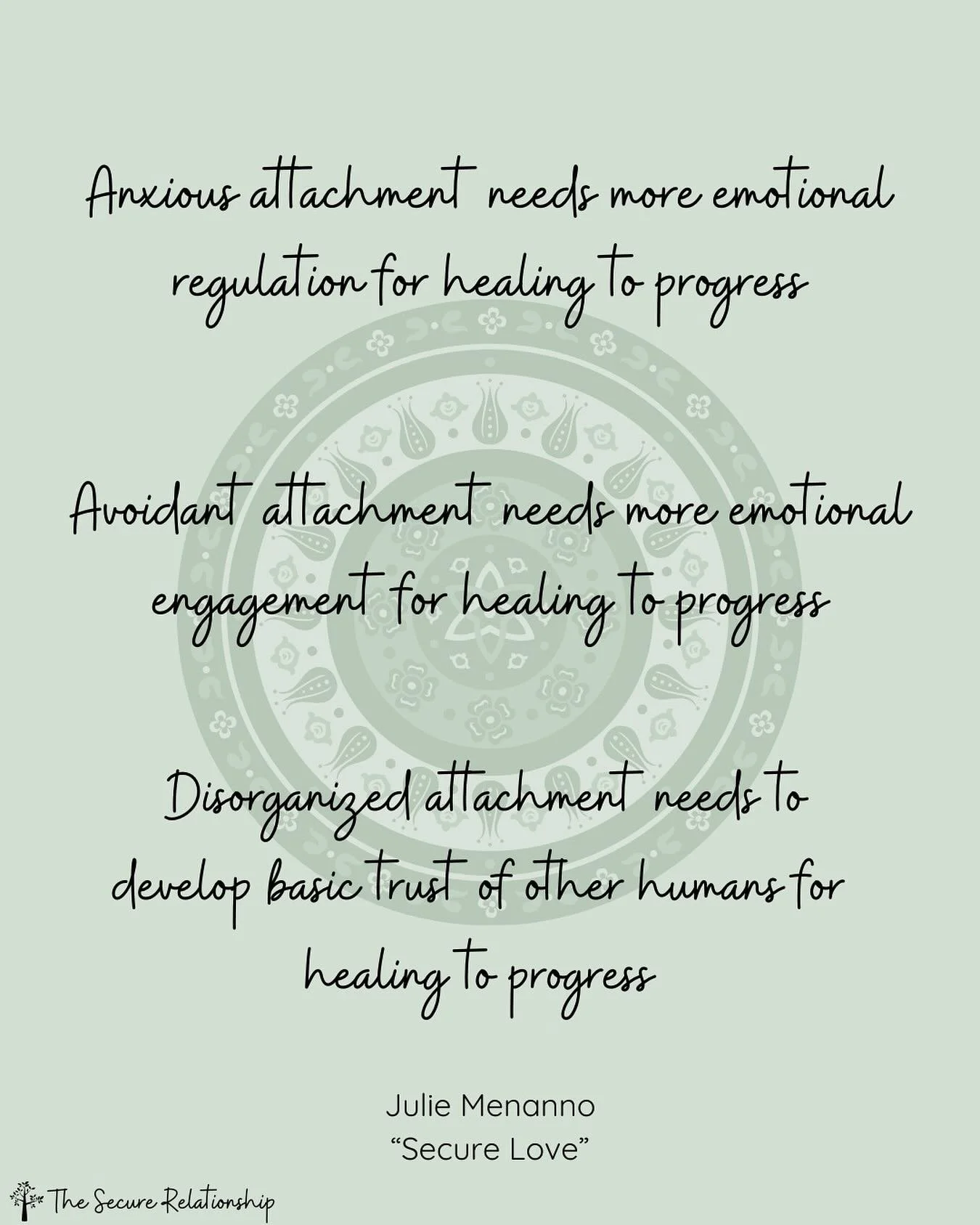 Anxious attachment will take on the role of &ldquo;feeling all the feelings&rdquo; in the relationship in order to close the emotional distance, while avoidant attachment will take on the role of &ldquo;turning down the emotional heat&rdquo; in order
