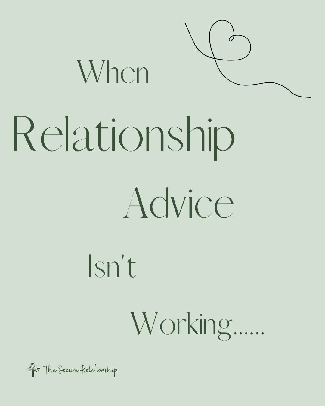 When relationship advice isn&rsquo;t &ldquo;working,&rdquo; it&rsquo;s rarely because you or your partner aren&rsquo;t trying hard enough. Most of the time, it&rsquo;s because the negative cycle is blocking the very thing you&rsquo;re attempting to p