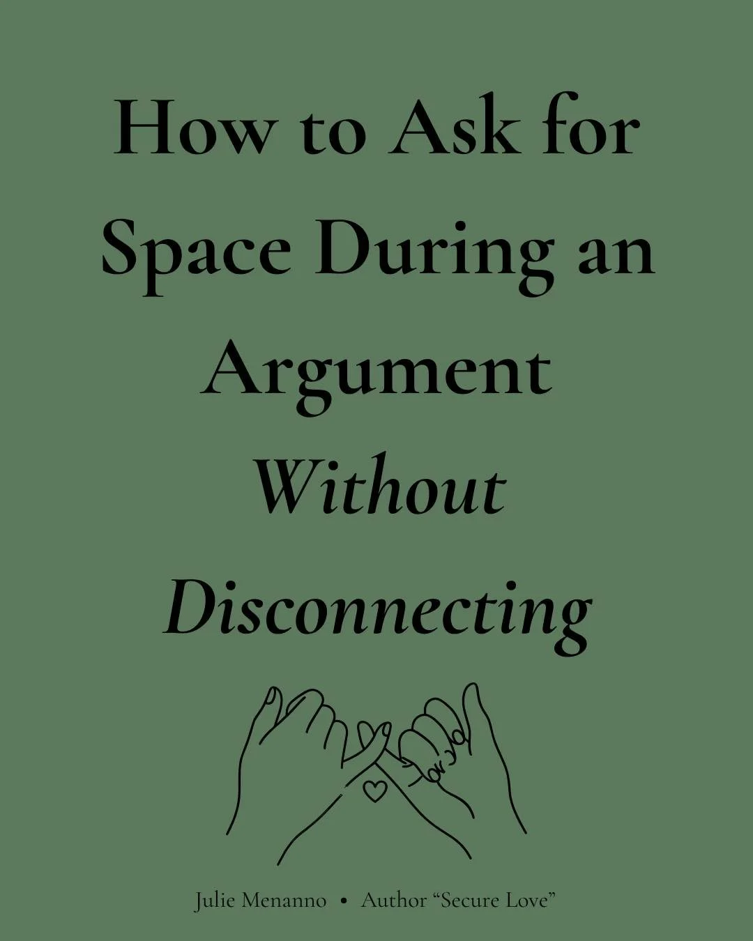 To your partner, space can feel almost identical to abandonment, especially if they lean anxious. The same pause that settles one nervous system can set off alarm bells in another. That's why how you step back matters just as much as the stepping bac