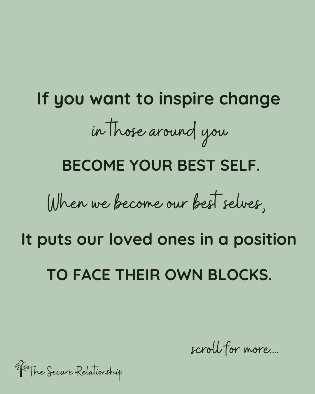 Become Your Best Self to Inspire Change in Your Partner